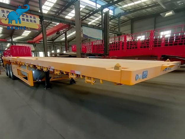 Remolque de plataforma plana de 3 ejes a la venta